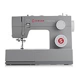 SINGER® Heavy Duty 4452 (Grey) High Speed Sewing Machine + Accessories | 32 Built-In Stitches Deliver 110 Stitch Applications | 50% More Power for Thick Fabrics, 1100 Stitches/Min, 1-Step Buttonhole