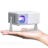 Mini Projector with WiFi and Bluetooth, AKIYO 2026 Upgraded Projector 1080P