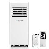 10,000 BTU Portable Air Conditioners with WiFi, 3-in-1 Air Conditioner for Room&Garage– Portable AC Unit with Cool, Dehumidifier&Fan, with Remote/Sleep Mode/Child Lock/24 Hrs Timer/Self Evaporation