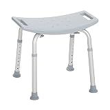 Drive Medical Shower Chair for Inside Tub & Shower, Adjustable Bath Seat with Suction Feet, Non-Slip Stool for Elderly & Disabled, 300 lb Capacity