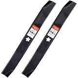 Grasscool 134149 Mulching Blades for Craftsman 42 inch Mower Blade LT2000 LT1000 YS4500 Replace 422719 532134149 Husqvarna Poulan Pro 42'' Deck Riding Lawn Mower 5 Point Star (2 Pack)