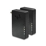 Hitron HTEM5 MoCA 2.5 Network Adapter (2-Pack) - NOT a Modem or Router | Extends Network via Coax | Works with Cable & Most Fiber (NOT AT&T) | Requires Connected Coax Wiring | Up to 2.5 Gbps