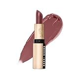 Bobbi Brown Luxe Lipstick | Bold, Skincare-Infused Lipstick for Rich Satin Finish | Chamomile Oil & Jasmine Flower Wax, 0.12 Ounce, Downtown Plum​