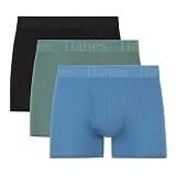 Hanes Men's Originals SuperSoft Trunks, Viscose from Bamboo Underwear for Men, 3-Pack