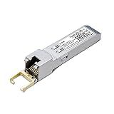 TP-Link TL-SM5310-T | 10Base-T RJ45 SFP+ Module | 10G Copper SFP+ transceiver | SFP+ to ethernet | Plug and Play | hot pluggable | up to 30m Distance | Durable Metal casing | Versatile Compatibility