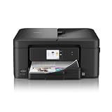 Brother Work Smart 1410 Wireless Color Inkjet All-in-One Printer with 2.7” Touchscreen and Automatic Duplex Printing | Includes Refresh Subscription Trial(1) (MFC-J1410DW)