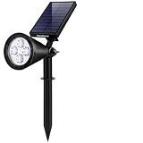 InnoGear 1 Solar Spot Lights Outdoor for Flag Pole Garden Yard, Cool White
