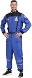 SIZGAROOT Mens Astronaut Costume Adult Male Space Suit Costume for Men Halloween Party Dress Up (Blue, Large)
