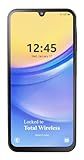 total wireless Samsung A15 5G Locked Prepaid Smartphone, 64GB, Black - Includes $40 Unlimited Talk, Text, & Data 30-Day Plan Upon Activation
