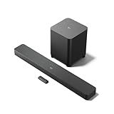 Amazon Fire TV Soundbar Plus with subwoofer (newest model), 3.1 channel, Dolby Atmos, DTS:X, clear dialogue