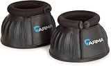 Shires ARMA Soft Top Over Reach Horse Boots - Neoprene Shock Absorbing Bell Boots - Multiple Sizes Full
