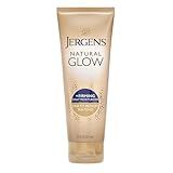 Jergens Natural Glow +Firming Self Tanner Body Lotion, Fair to Medium Skin Tone, Sunless Tanning Moisturizer with Collagen and Elastin. Helps to Visibly Reduce Cellulite, 7.5 Fl Oz