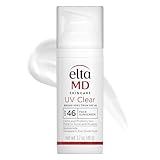 EltaMD UV Clear Face Sunscreen SPF 46, Oil Free for Face with Zinc Oxide, Dermatologist Recommended Sunscreen Lotion, For Acne-Prone Sensitive Skin, 1.7 oz Pump