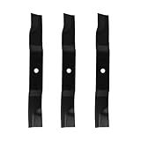 KANXAJJY (3PCS) 04771200 Lawn Mower Blades 52" Cut - Replaces OEM 04771200 - Fits Gravely ZT X, ZT XL Series, Ariens IKON X, XL 52" Zero Turn Lawn Mower Blade
