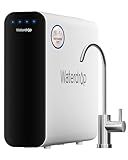Waterdrop TSU 0.01 Micron Ultra Filtration Under Sink Water Filter System, 3-Stage Tankless Under Sink Water Filtration System with Faucet, Smart Panel, Not Lower TDS, Drilling Required