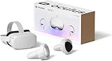 Oculus Quest 2 VR Headset 128GB Holiday Set - Advanced All-in-One Virtual Reality Headset Cover Set, White
