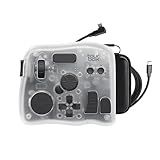 TourBox Elite Plus ALL-IN-ONE Creative Controller - iPad Drawing Video Editing Bluetooth Keyboard, Color Grading Speed Editor, Works with Procreate DaVinci Adobe, Cable Bag Included (Ice Translucent)