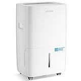 Waykar 80 Pints Energy Star Dehumidifier for Spaces up to 5,000 Sq. Ft at Home, in Basements and Large Rooms with Drain Hose and 1.14 Gallons Water Tank (JD025CE-80)