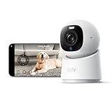eufy Indoor Cam E30, Latest Generation, 4K UHD Security Camera, Pet/Dog/Baby Camera with Phone app, Color Night Vision, Human/Pet Auto Tracking, 360 Pan-Tilt, Works with Homekit
