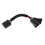 BICYACO H4 to H9/H11 Wire Harness Adapter Compatible with Motorcycle 2014 2015 2016 2017 2018 Street Glide Special Road King/Road King Special,H4 Splitter Harness for Dual Beam Headlights
