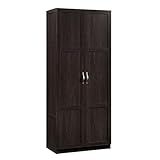 Sauder Storage Cabinet/ Pantry cabinets, 29.61 " x D: 16.02 " x H: 71.50", Cinnamon Cherry finish