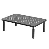 WALI Computer Monitor Stand for Desk, Adjustable Laptop Riser, up to 44 lbs