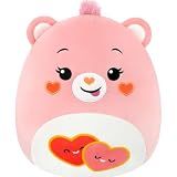 Squishmallows Original Care Bears 12in Love-a-Lot Bear – Official Jazwares Plush (Medium-Sized)