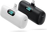 [2 Pack]Small Portable Charger for iPhone 17/16/15 Series,5000mAh 3A PD USB C Power Bank, Mini Travel Essentials Battery Pack for iPhone 17/17 Pro/16/16 Plus/16 Pro/15 Pro Max,Samsung,Android/LG etc