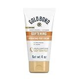 Gold Bond Softening Foot Cream, 4 oz., Foot Lotion with Shea Butter to Soften Rough & Dry Feet