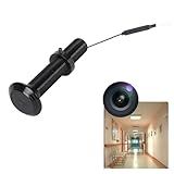 Door Viewer Door Peephole Camera, 1080P HD Door Eye Hole Camera with 2 Way Talk Night Vision 220° Wide Angle, Door Eye Viewer Security Camera for Tuya APP Control (128GB)