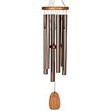 Woodstock Wind Chimes Amazing Grace Chime Medium (24'') Bronze Wind Chime Inspirational and Memorial Gifts Wind Chimes for Outside Patio Home or Garden Decor