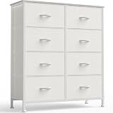 OLIXIS 8 Drawer Storage Dresser for Bedroom, White Closet Organizers Units