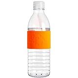 Copco Hydra 16.9 oz Water Bottle with Leak-Proof Lid - Tritan Reusable with Textured Grip Sleeve - BPA-Free, Shatter-Resistant, Dishwasher Safe for Travel, Gym, Work, Outdoors (Chevron Orange)