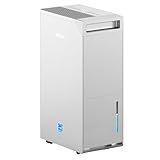 5000 Sq.Ft Energy Star Most Efficient 2024 Dehumidifier,DECIUU Max 100 Pint Dehumidifier for Basement with Drain Hose,Intelligent Humidity Control for Home Bathroom Garage Bedroom