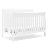 Delta Children Simmons Kids Carter 6-in-1 Convertible Crib - Greenguard Gold Certified, Bianca White