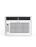 Midea MAW05R1JWT-B Electronic 5K 5,000 BTU, 3-in-1 Fan/Dehumidifier Window AC Unit, Easycool Air Conditioner with Remote Control, Cools up to 150 Sq. Ft, Fits Bedroom, Study, Office, White