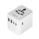 TESSAN Universal Travel Adapter 28W, International Power Adapter