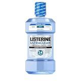Listerine Ultraclean Alcohol-Free Mouthwash, Mild Mint, 33.8 fl. oz/1L