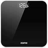 RENPHO Scale for Body Weight, Mechanical Bathroom Weighing Scale, Highly Accurate & Measures Weight up to 400 lb/180kg, Batteries Included, 10.2"/260mm, Black-Core 1S