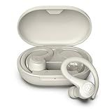 JLab Go Sport+ Wireless Workout Earbuds Featuring C3 Clear Calling, Secure Earhook Sport Design, 35+ Hour Bluetooth Playtime, and 3 EQ Sound Settings (Sand)
