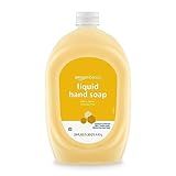 Amazon Basics Liquid Hand Soap Refill, Milk and Honey Scent, Triclosan-Free, pH Balanced, Dermatologist Tested, 50 Fluid Ounces