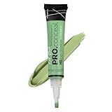 L.A. Girl Pro Conceal HD Concealer, Green Corrector, 0.28 Ounce