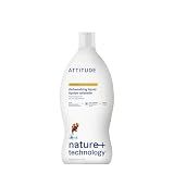 ATTITUDE Dish Soap, EWG Verified, Plant-Based & Vegan Dishwashing Liquid, Naturally Derived, Citrus Zest, 23.7 Fl Oz