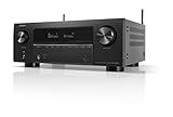 Denon AVR-X2800H 7.2 Ch Stereo Receiver - 8K UHD Home Theater AVR (95W X 7), Wireless Streaming via Built-in HEOS, Wi-Fi, Dolby Atmos, DTS Neural:X & DTS:X Surround Sound, Bluetooth Amplifier