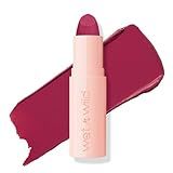 wet n wild Mega Last Rich Satin Lip Color, Rich Creamy Color with Satin Finish, Infused with Vitamin E & Moisturizing Argan Oil, Lightweight, Silky-Smooth, Vegan & Cruelty-Free - Berried Life