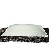 Sobakawa Traditional Buckwheat Pillow Organic Cotton with Natural Technology for Cool Sleep, Neck Support for Back and Side Sleepers or as a Meditation Cushion, White (Standard)