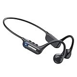 Soynoen Bone Conduction Headphones, Bluetooth 6.0 Wireless Open Ear Headphones with Mic, IP56 Waterproof Running Headphones, 10-Hour Playtime for Cycling, Hiking, Running and Workout