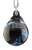 Aqua Training Bag Head Hunter Slip Ball, Bad Boy Blue – 9 inch, 15 Pound – Compressed Aqua Punching Bag w/Heavier Design and Less sway – Hanging Shackle, Filling Nozzle and Extra Stopper – 2020136373
