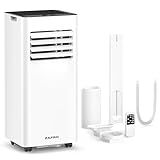 ZAFRO 8,000 BTU Portable Air Conditioners, 4 Modes Portable AC Unit with Fast Cooling/Energy Saving/Remote Control/24Hrs Timer for Bedroom/Dorms/Indoor Rooms, White