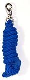 Hamilton 3/4" x 10' Cotton Horse Lead Rope with Bull Snap, Blue